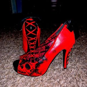 Iron Fist corset heels